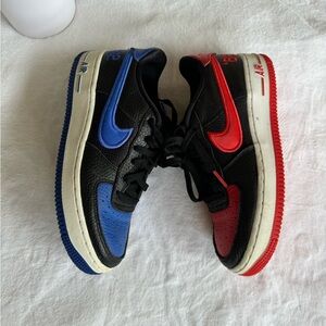 Nike Air Force 1 LV8 GS Black Chile Racer Blue DH0201-001 Size women’s 7 youth 5